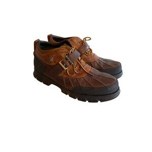 Polo Dover III Mens 14D Leather Upper Duck Shoes Brown & Black Rubber Sole